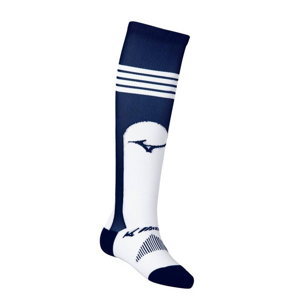 Mizuno Performance OTC Stirrup Női Zokni Sötétkék BSM617820